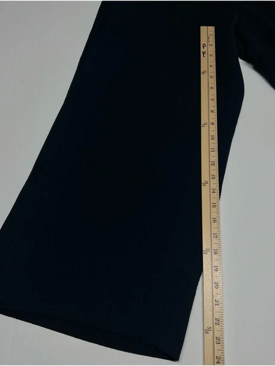 MM.LAFLEUR Dark Navy Wide Leg Pants Size 6 Career Office Workwear - Picture 10 of 10